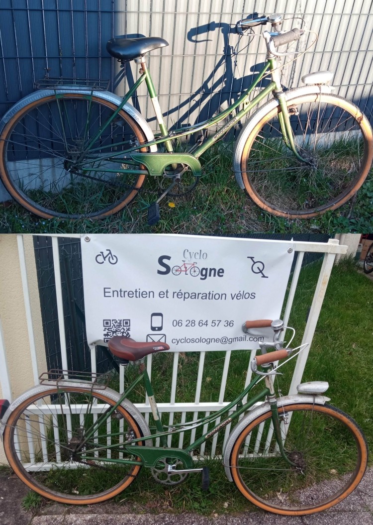 Restaurations d'ancien vélo